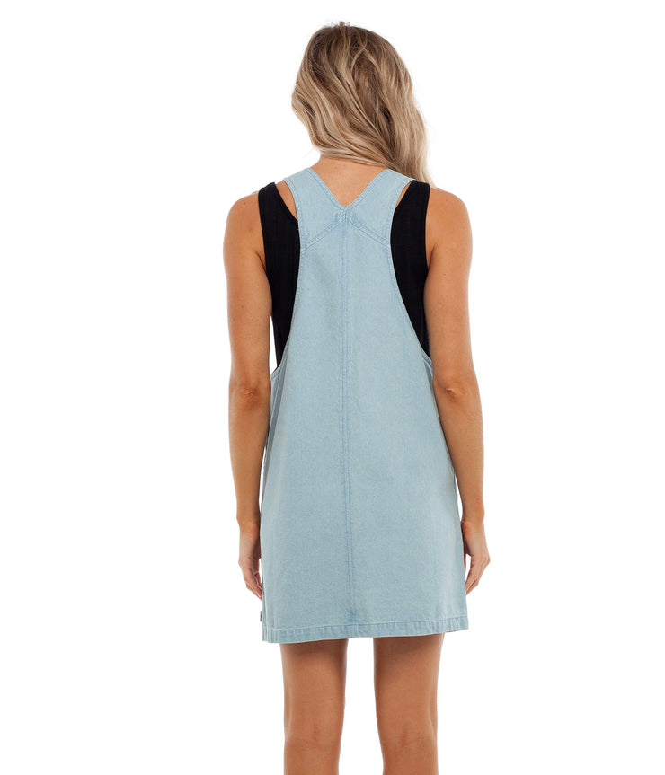 DAYBREAK PINAFORE DRESS DENIM