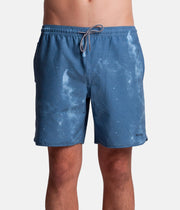 WASHED OUT BEACH SHORT OCEAN BLUE