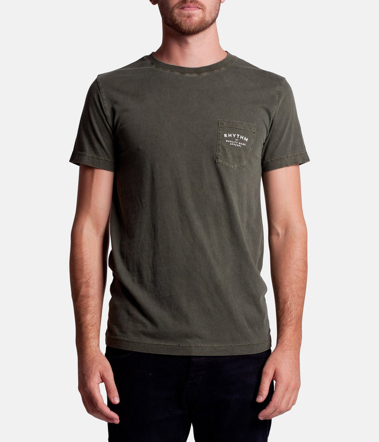 POCKET T-SHIRT OLIVE WASH