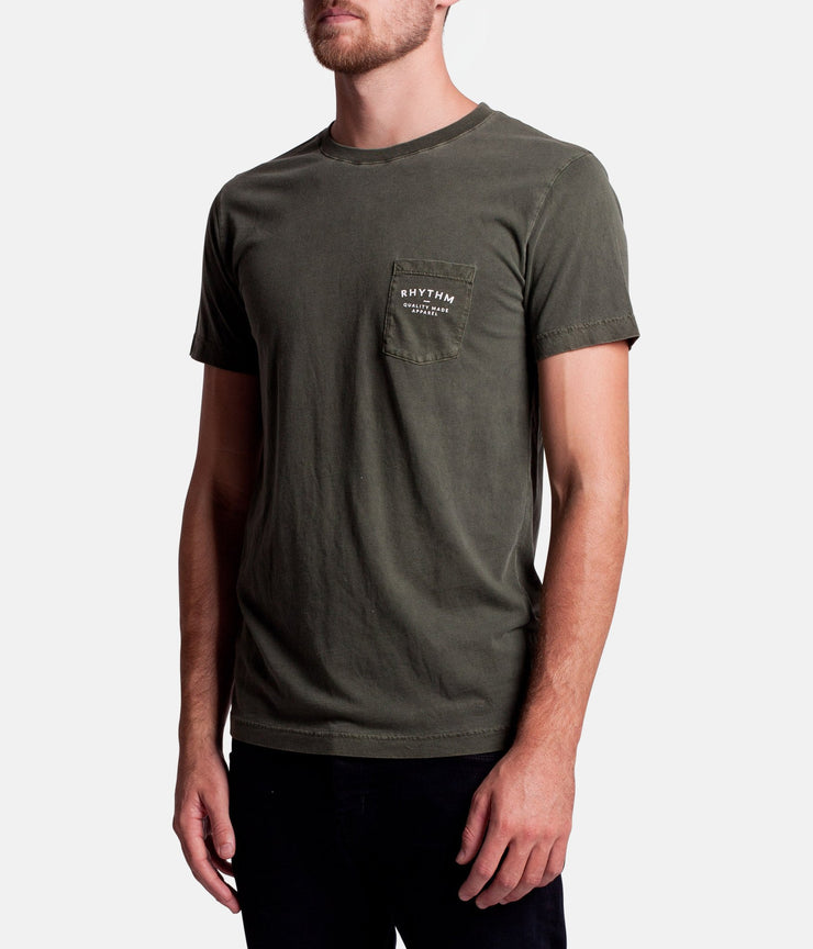 POCKET T-SHIRT OLIVE WASH
