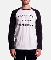 TEXT RAGLAN T-SHIRT BLACK