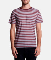 EVERYDAY STRIPE T-SHIRT VINTAGE RED