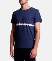SHIBORI T-SHIRT INDIGO