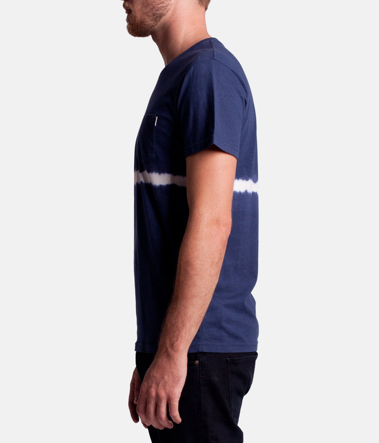 SHIBORI T-SHIRT INDIGO