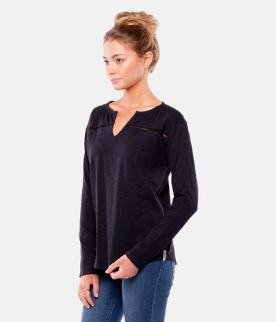 MY L/S TOP BLACK