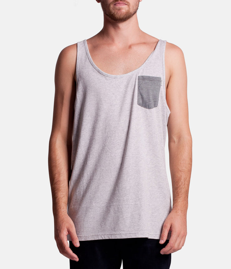 MY EVERYDAY SINGLET GREY MARLE