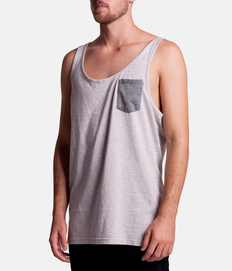 MY EVERYDAY SINGLET GREY MARLE