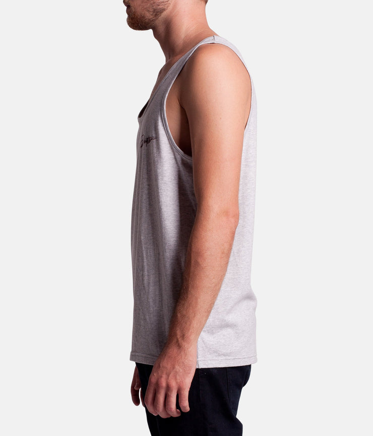 SIGNATURE SINGLET GREY MARLE