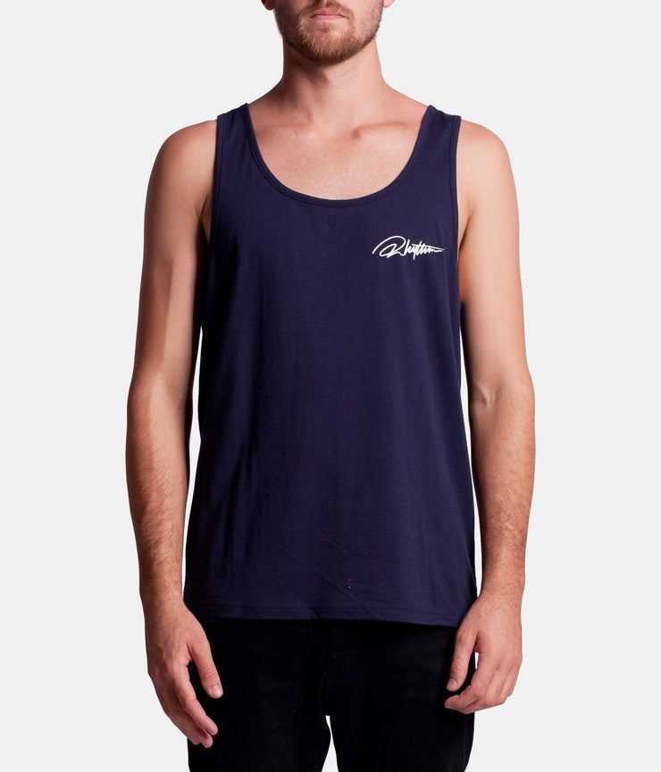 SIGNATURE SINGLET NAVY