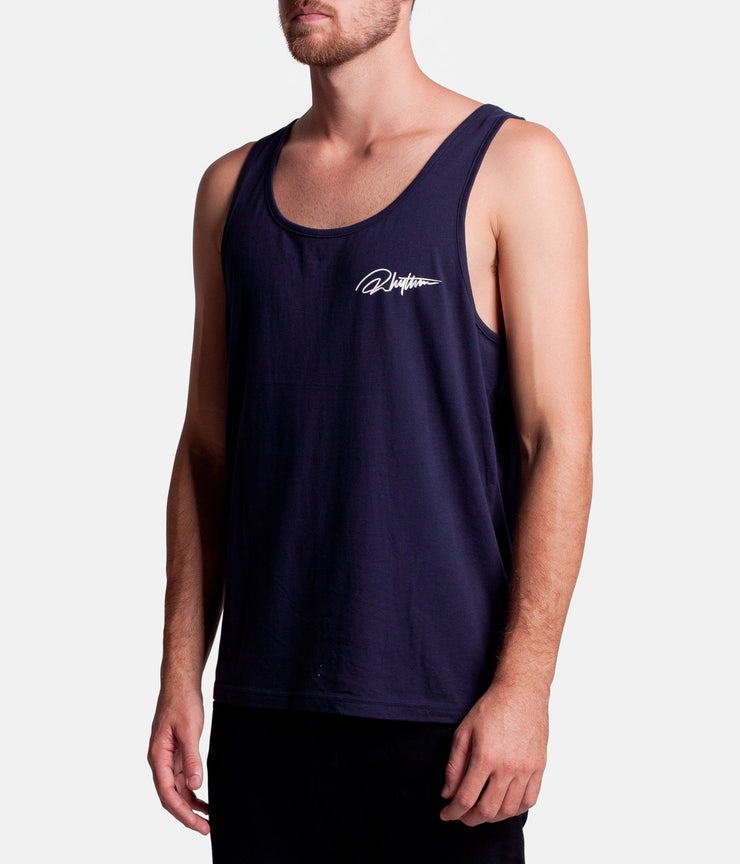 SIGNATURE SINGLET NAVY