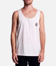 SLOW DOWN SINGLET WHITE