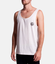 SLOW DOWN SINGLET WHITE