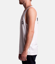 SLOW DOWN SINGLET WHITE