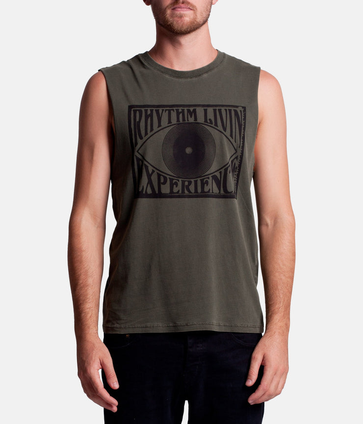 EXPERIENCE TANK OLIVE WASH