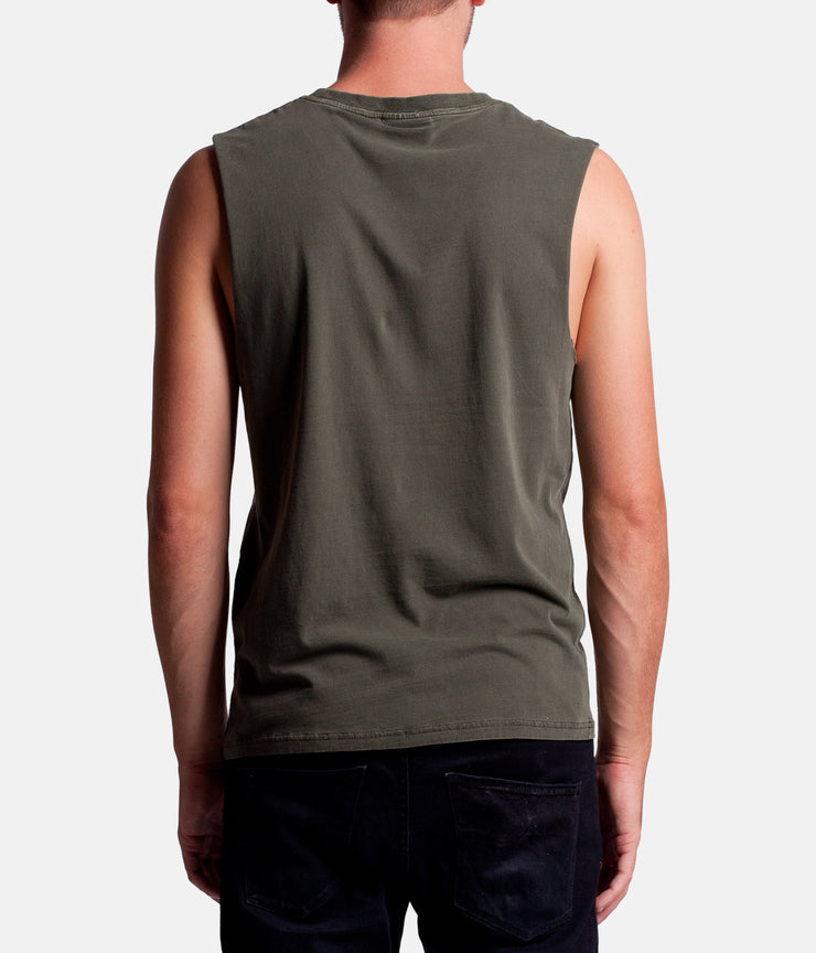 EXPERIENCE TANK OLIVE WASH