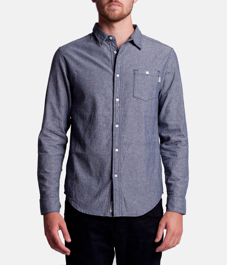 EVERYDAY OXFORD LS SHIRT NAVY