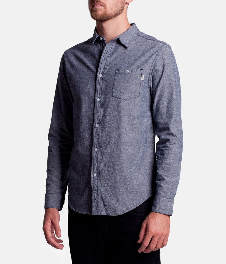 EVERYDAY OXFORD LS SHIRT NAVY