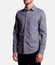 NEEDLES LS SHIRT NAVY