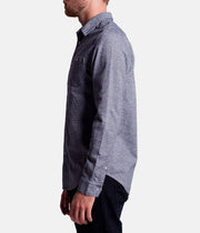 NEEDLES LS SHIRT NAVY