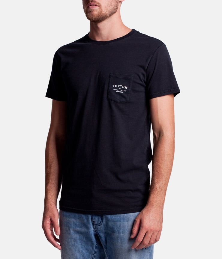 POCKET T-SHIRT BLACK WASH