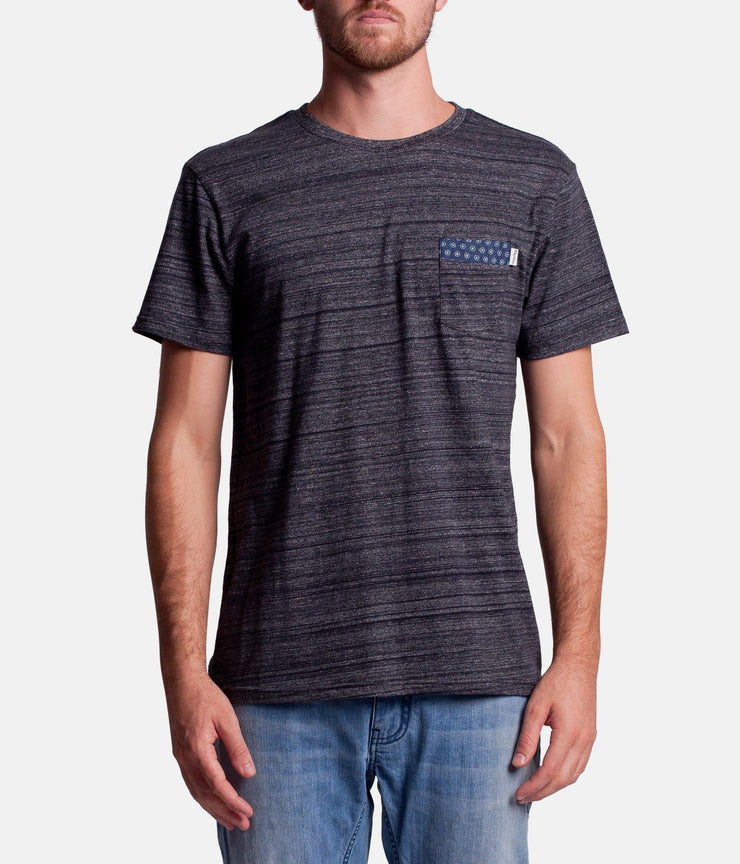 FIELD T-SHIRT BLACK SPACE DYE