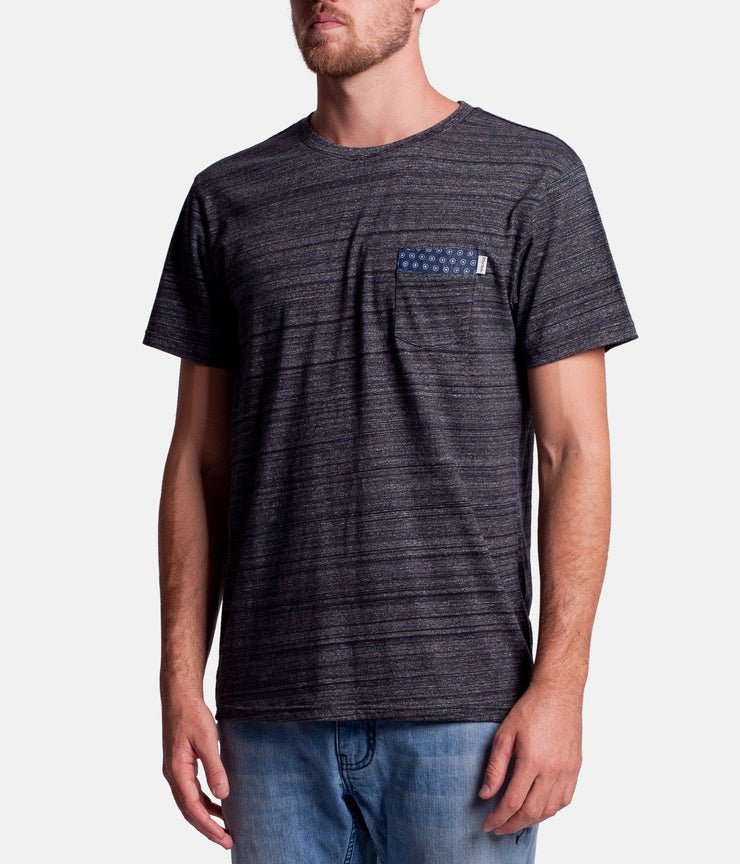 FIELD T-SHIRT BLACK SPACE DYE