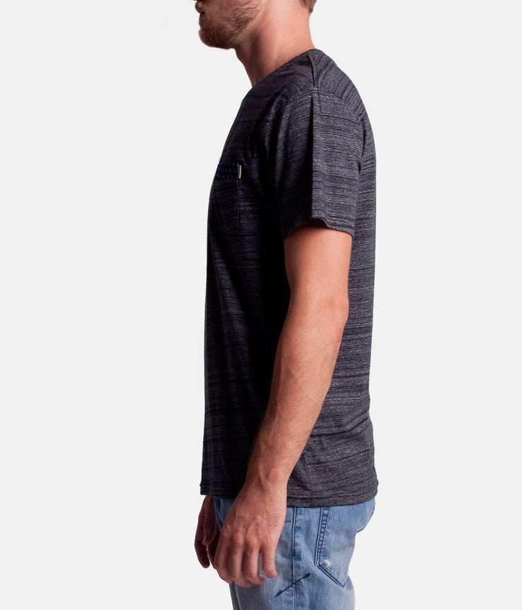 FIELD T-SHIRT BLACK SPACE DYE