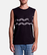 WAVES TANK BLACK