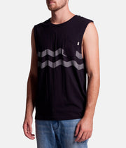 WAVES TANK BLACK