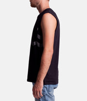 WAVES TANK BLACK