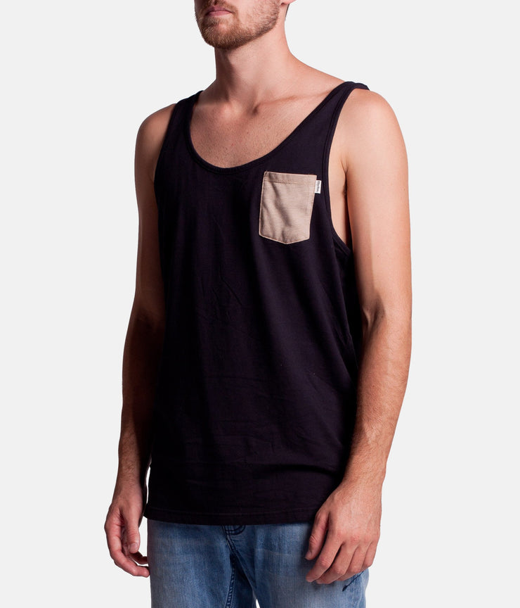 MY EVERYDAY SINGLET BLACK