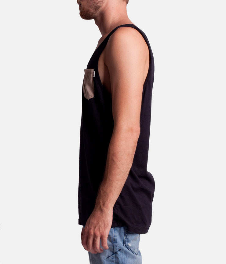 MY EVERYDAY SINGLET BLACK