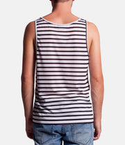 EVERYDAY STRIPE SINGLET CLASSIC NAVY