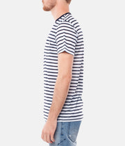 STANDARD STRIPE T-SHIRT NAVY