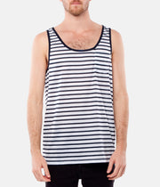 STANDARD STRIPE SINGLET NAVY