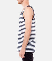 STANDARD STRIPE SINGLET NAVY