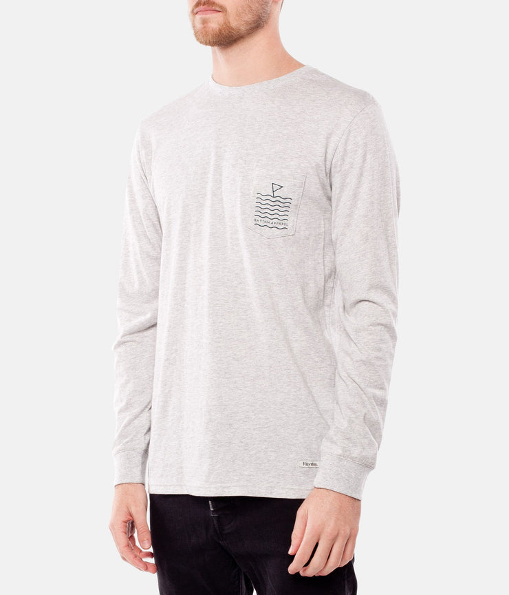 SWIM LS T-SHIRT GREY MARLE