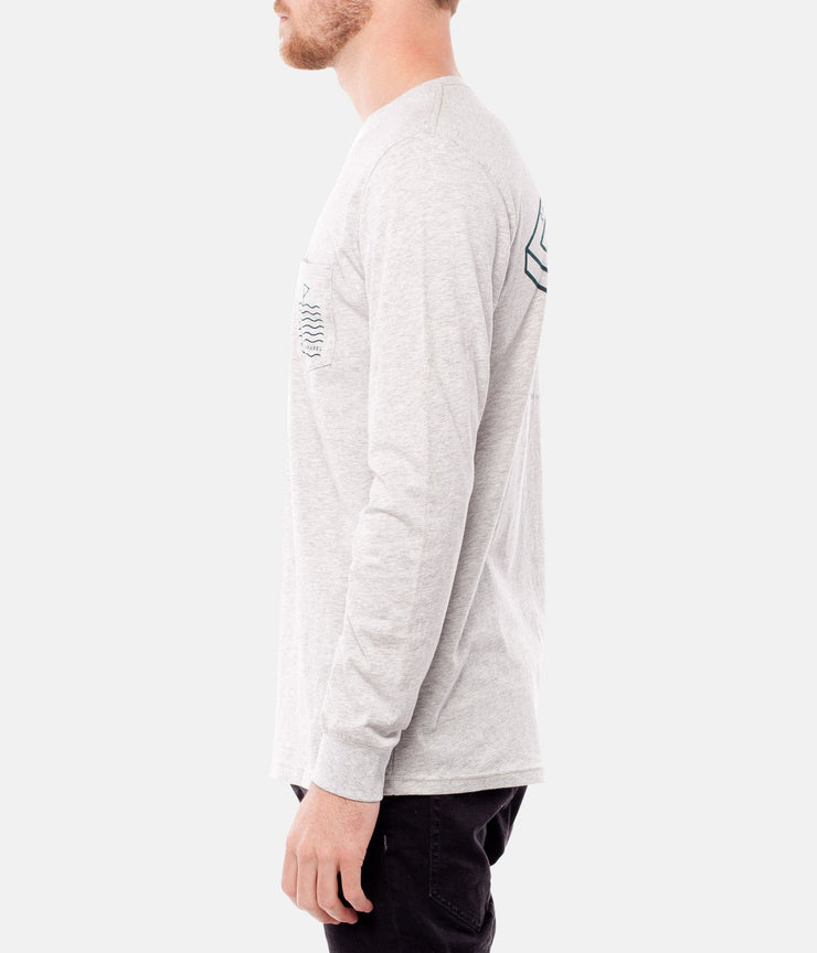 SWIM LS T-SHIRT GREY MARLE