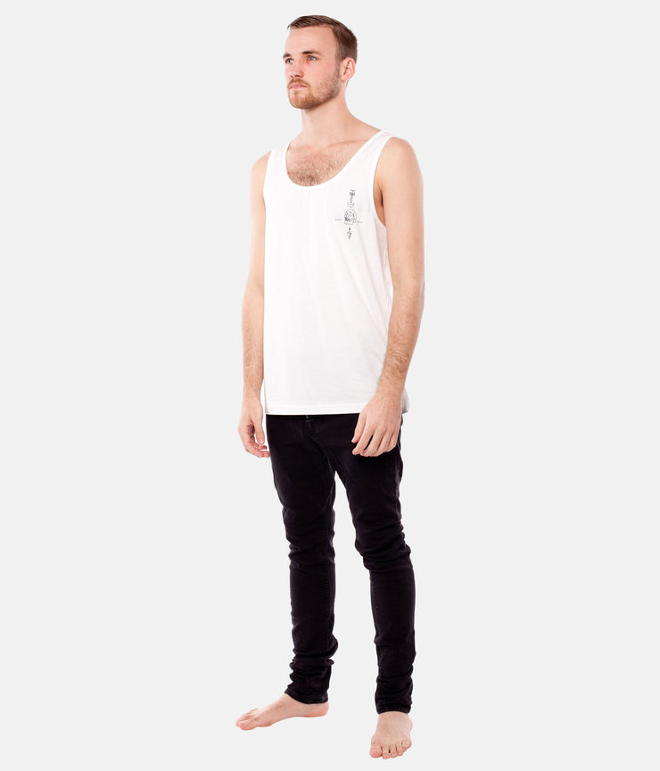 SUPPLY CO SINGLET WHITE