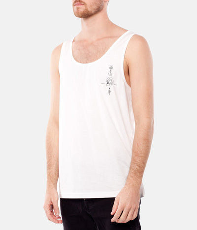 SUPPLY CO SINGLET WHITE