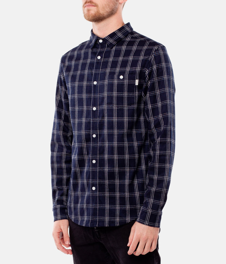 FLINDERS LS SHIRT NAVY