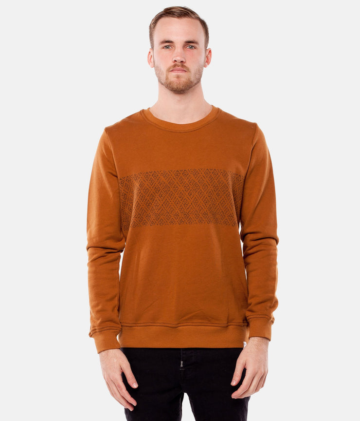 STITCH PULLOVER TOBACCO