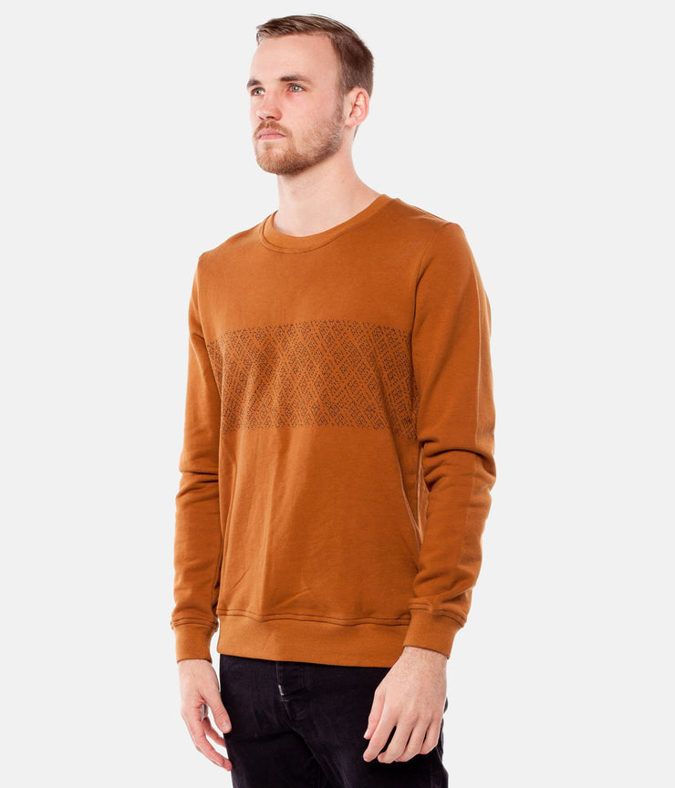 STITCH PULLOVER TOBACCO