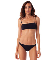 ISLANDER BANDEAU TOP BLACK