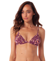 BAJA BRALETTE TOP PLUM