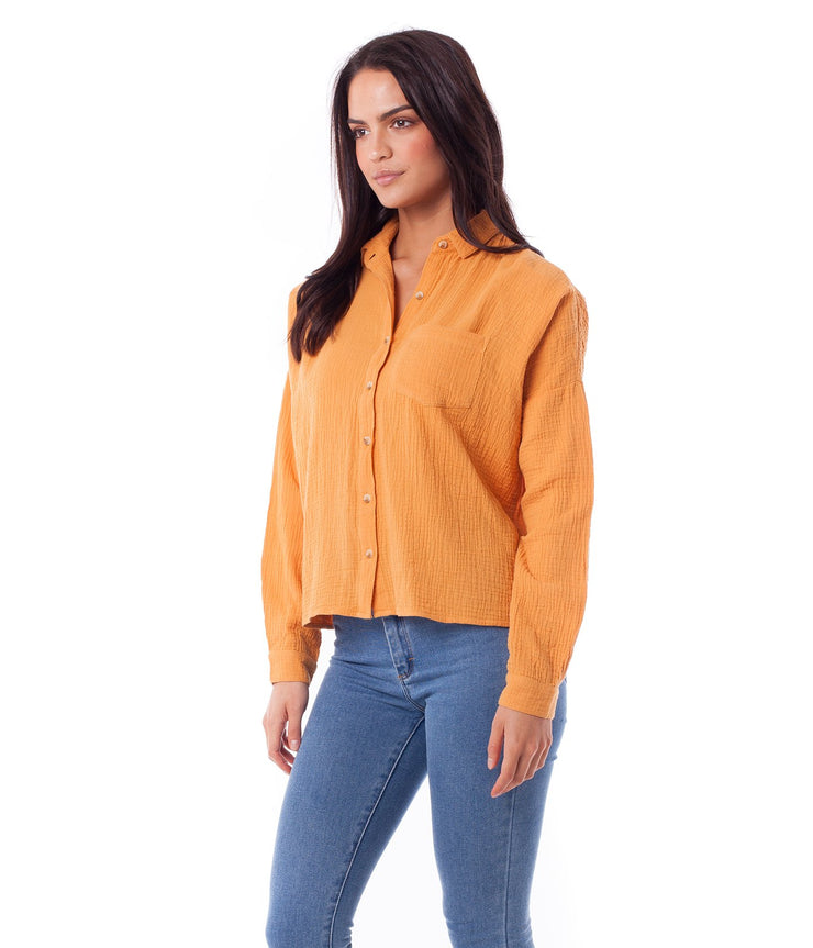 CAMILLE SHIRT MARIGOLD