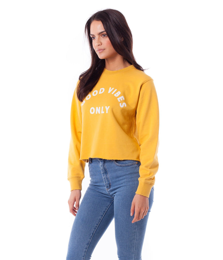 GOOD VIBES PULLOVER SUNSHINE