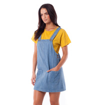 BROOKLYN PINAFORE DRESS DENIM