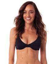 ISLANDER UNDERWIRE TOP BLACK