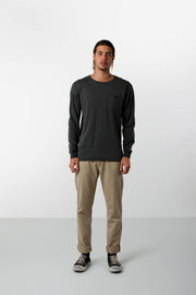 EVERYDAY WASH LS T-SHIRT CHARCOAL